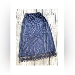 Full A-Line slip Large elastic adjustable waist overlay or decorative slip